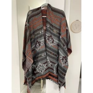 Ardene western Aztec poncho